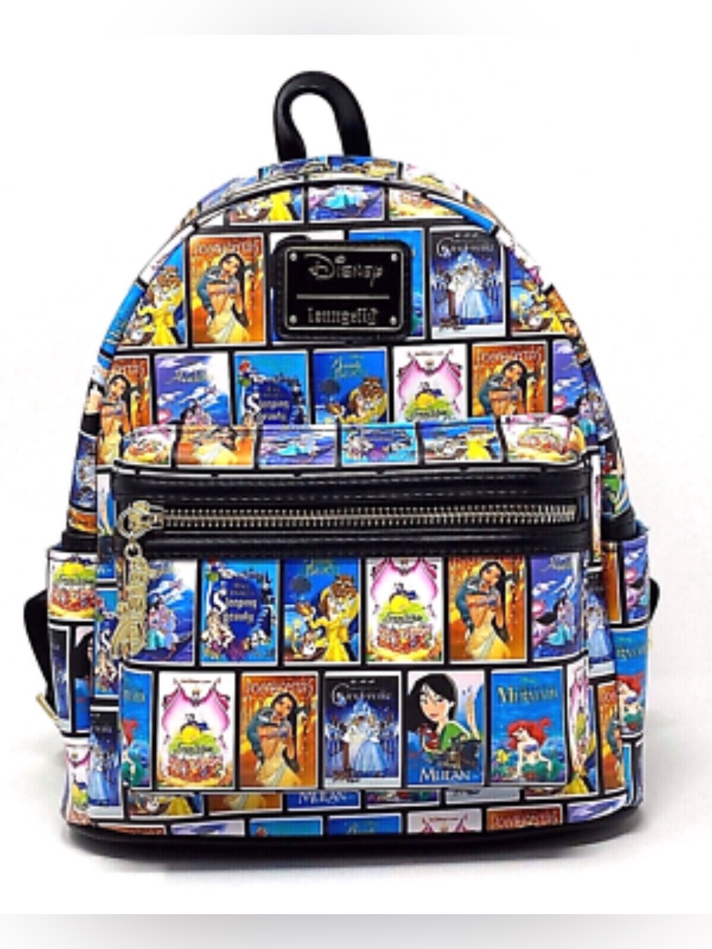 Loungefly Disney Princess classic VHS covers mini backpack